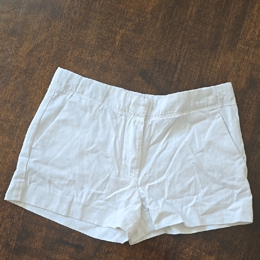 Crewcuts White Tailored Cotton Shorts